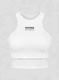 ÉLAN top OYSTAR STUDIO - white