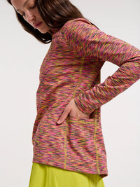SENA long sleeve 1/4 Zip OYSTAR STUDIO - Pink