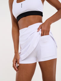 LYMA  padel skirt OYSTAR STUDIO - White