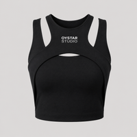 ELAN top tank OYSTAR STUDIO - black