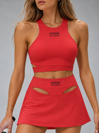 ÉLAN top OYSTAR STUDIO - red